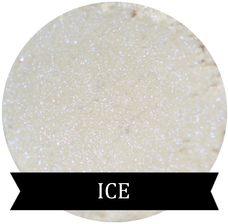 ICE White to Blue Iridescent Sparkle Eyeshadow