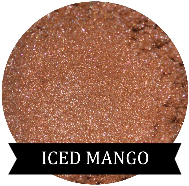 Iced Mango Loose Eyeshadow – Rosy Peach Shimmer