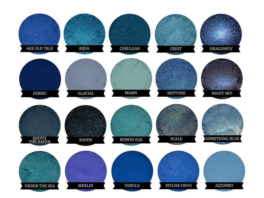 Teal Blue Eyeshadow CREST