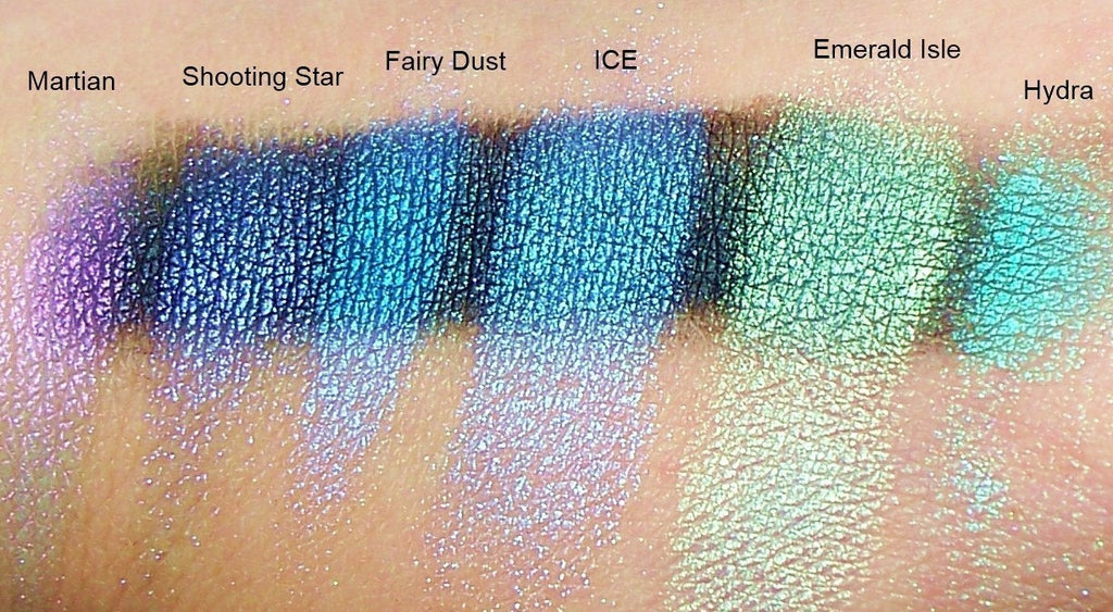 EMERALD ISLE Iridescent Green Sparkle Eyeshadow