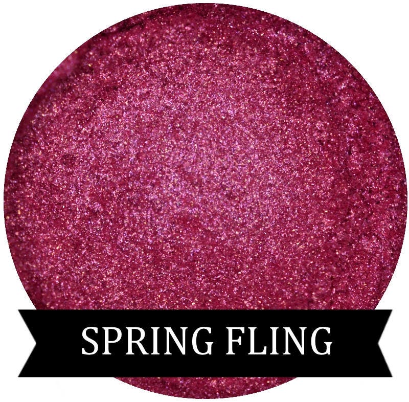 SPRING FLING Glittery Pink Eyeshadow