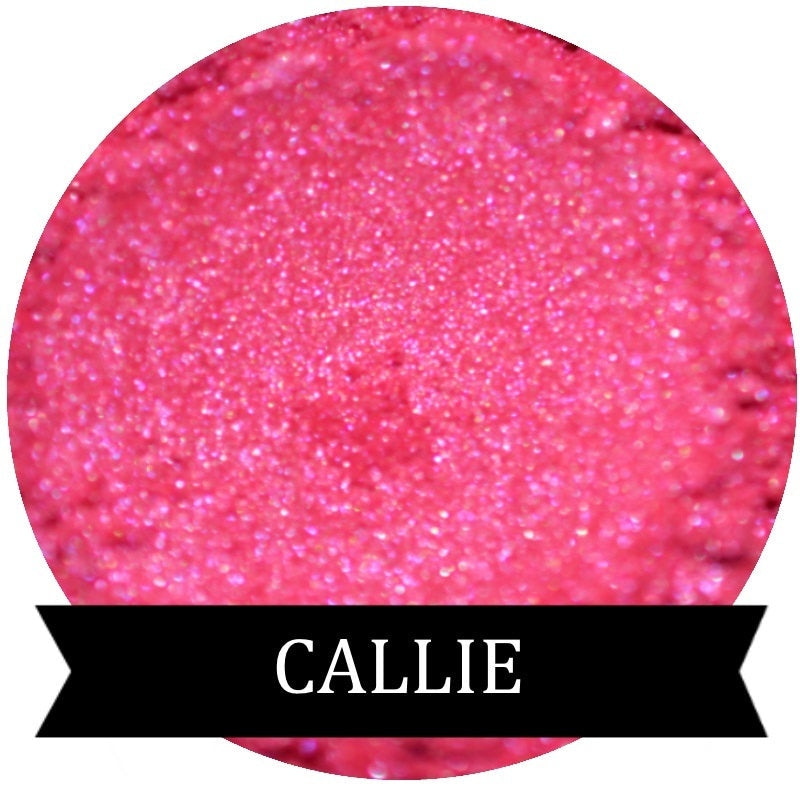Callie Loose Eyeshadow – Bright Pink with Blue Violet Shimmer