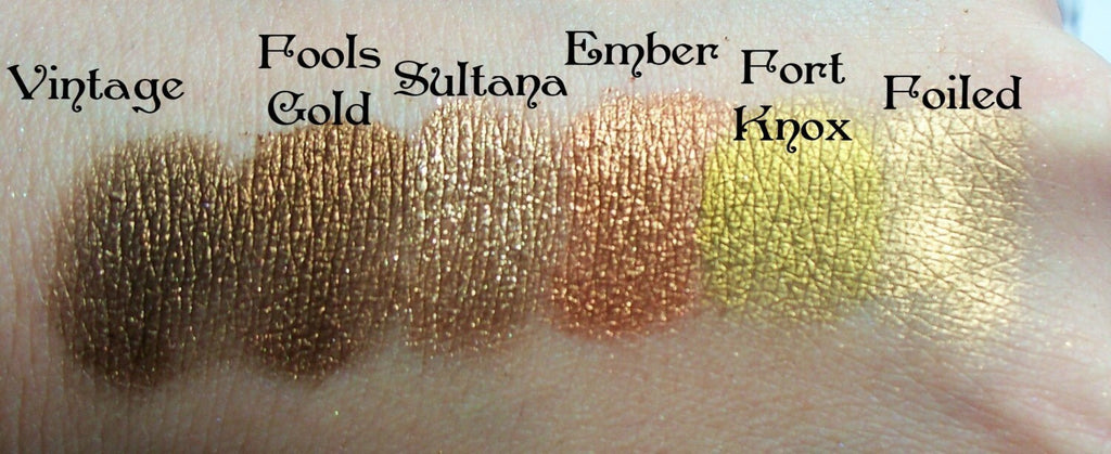 FOILED Metallic Gold Eyeshadow
