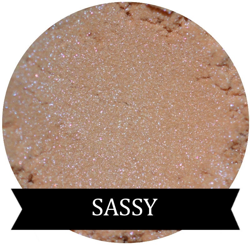 SASSY Peach Duochrome Eyeshadow with Violet Shift