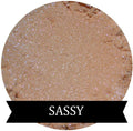 SASSY Peach Duochrome Eyeshadow with Violet Shift
