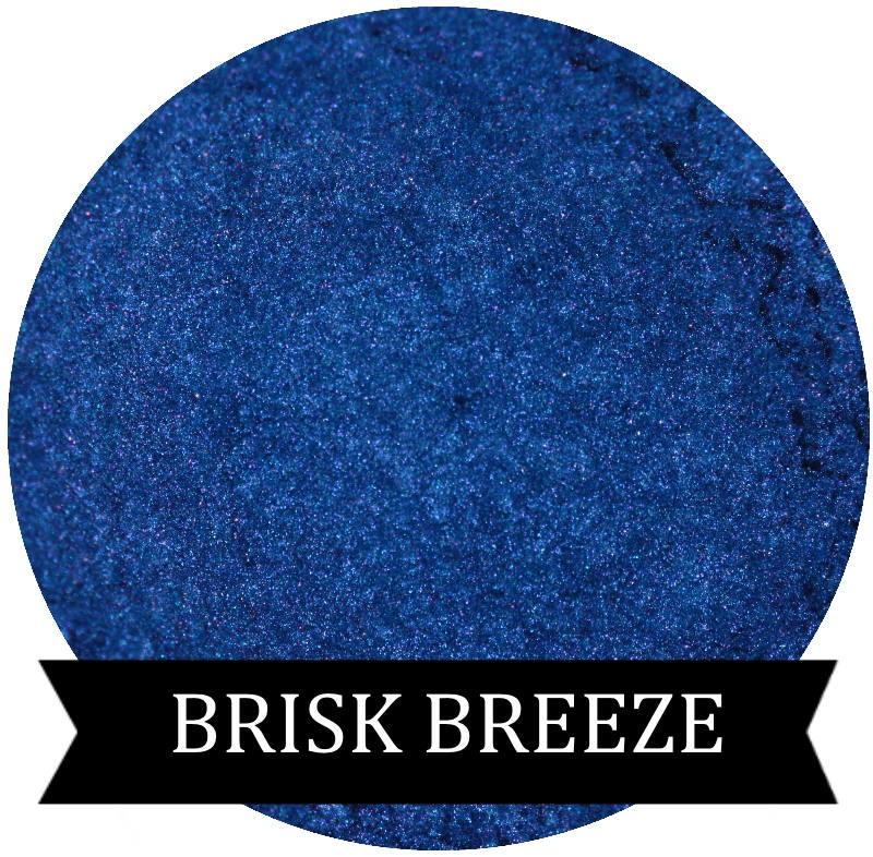 BRISK BREEZE Bright Shimmery Blue Eyeshadow