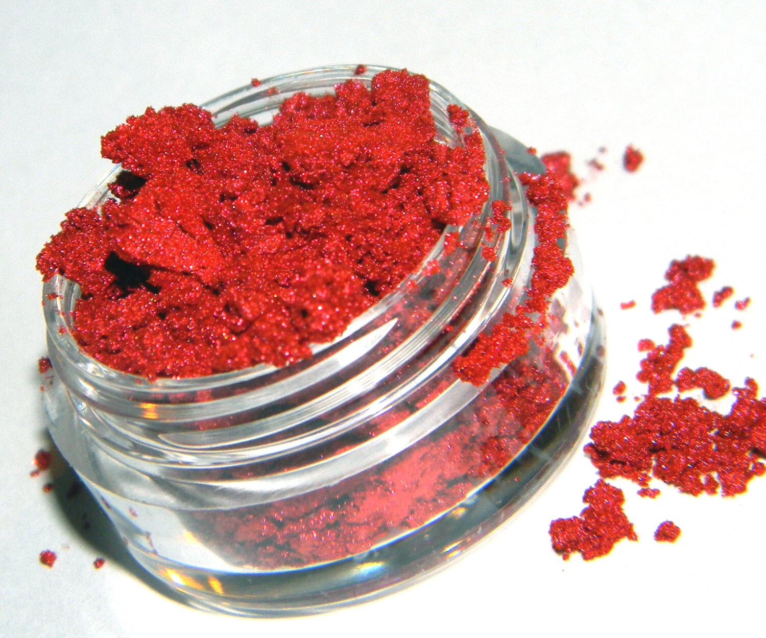 ORCHARD Bright Shimmery Metallic Red Eyeshadow