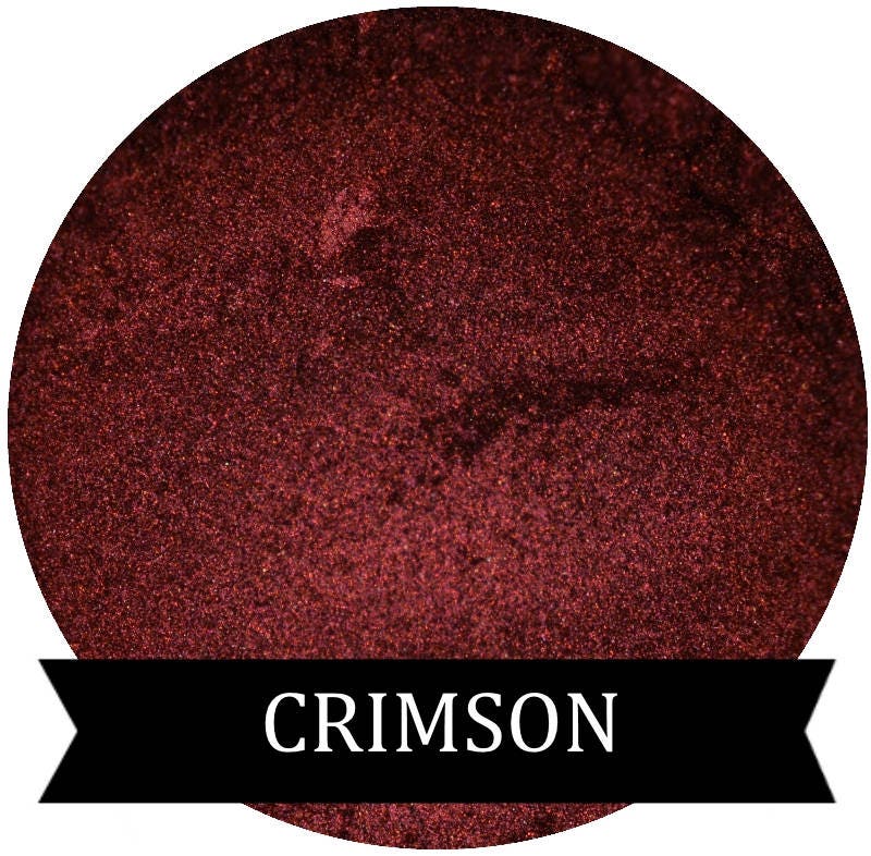 Crimson Deep Metallic Red Eyeshadow
