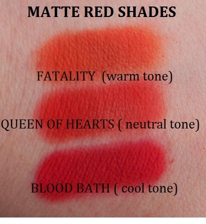 Fatality Matte Fire Red Eyeshadow
