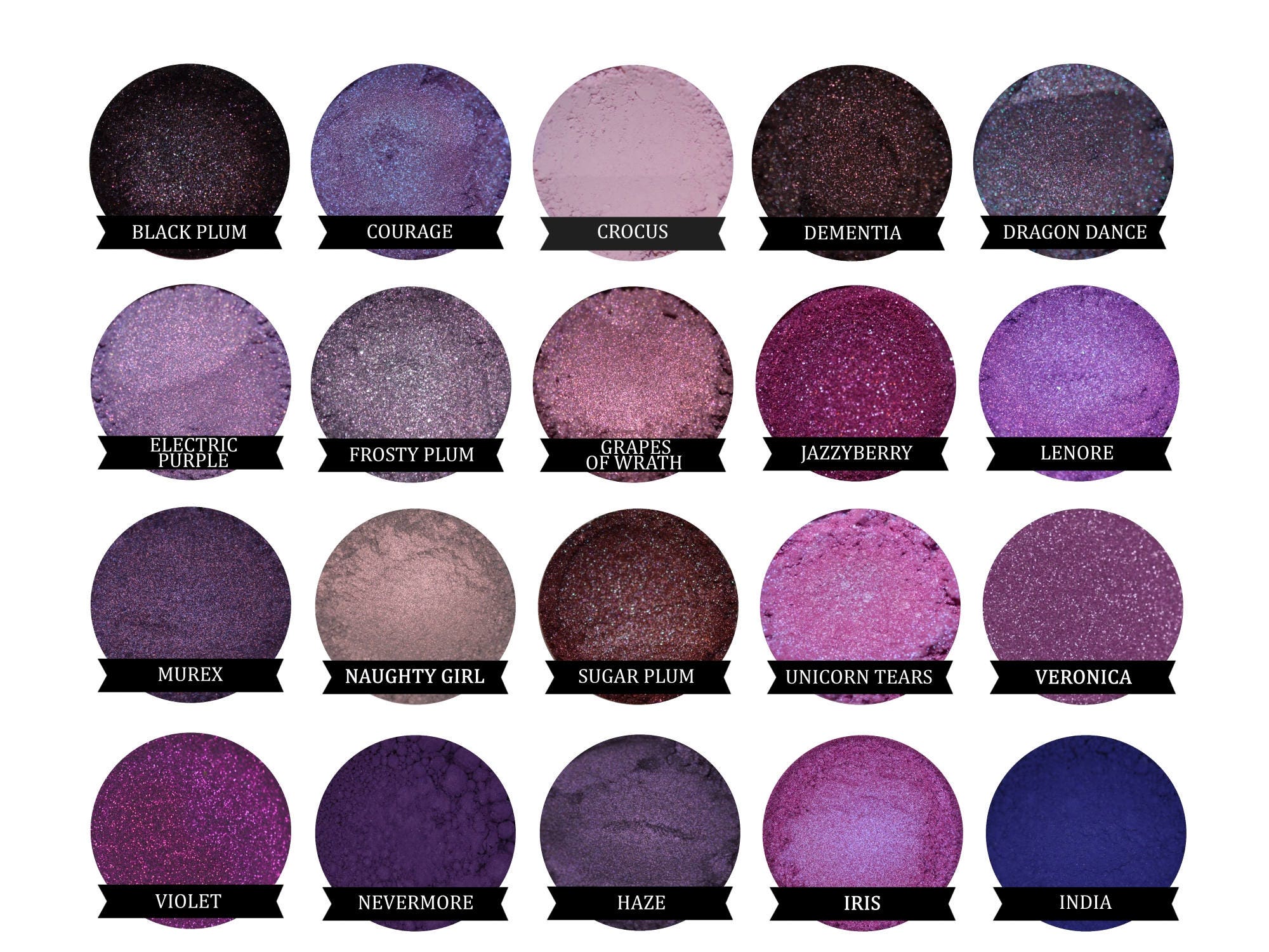 NAUGHTY GIRL Smoky Purple  Eyeshadow Pigment