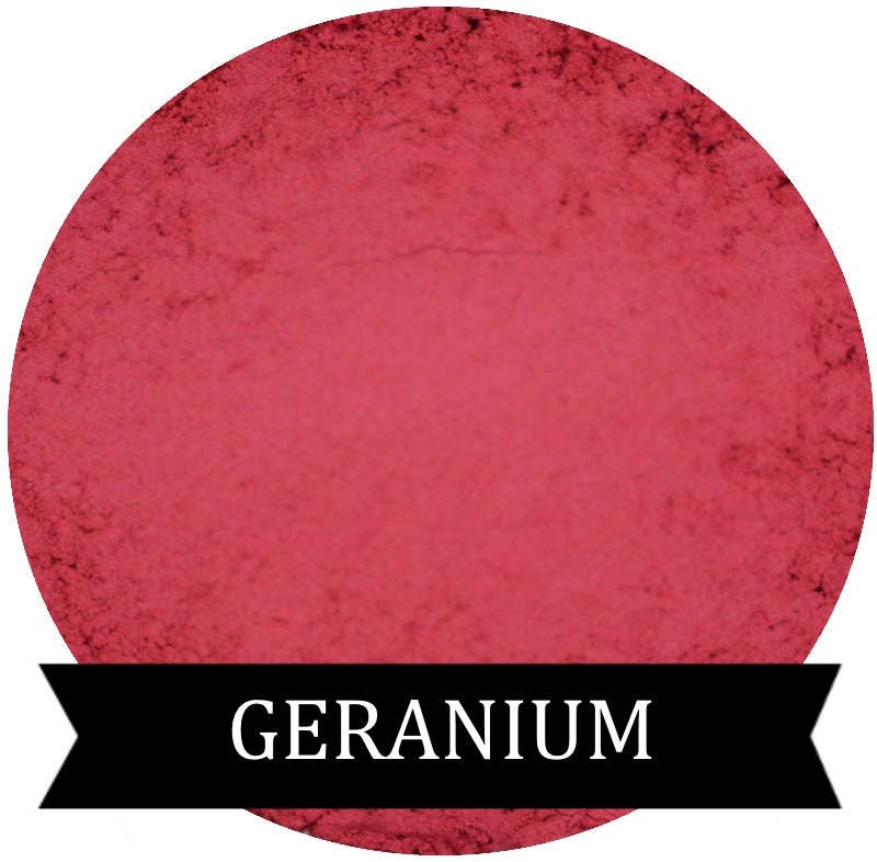 GERANIUM Matte Pink Red Eyeshadow