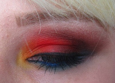 Fatality Matte Fire Red Eyeshadow