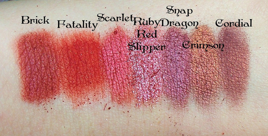 Crimson Deep Metallic Red Eyeshadow