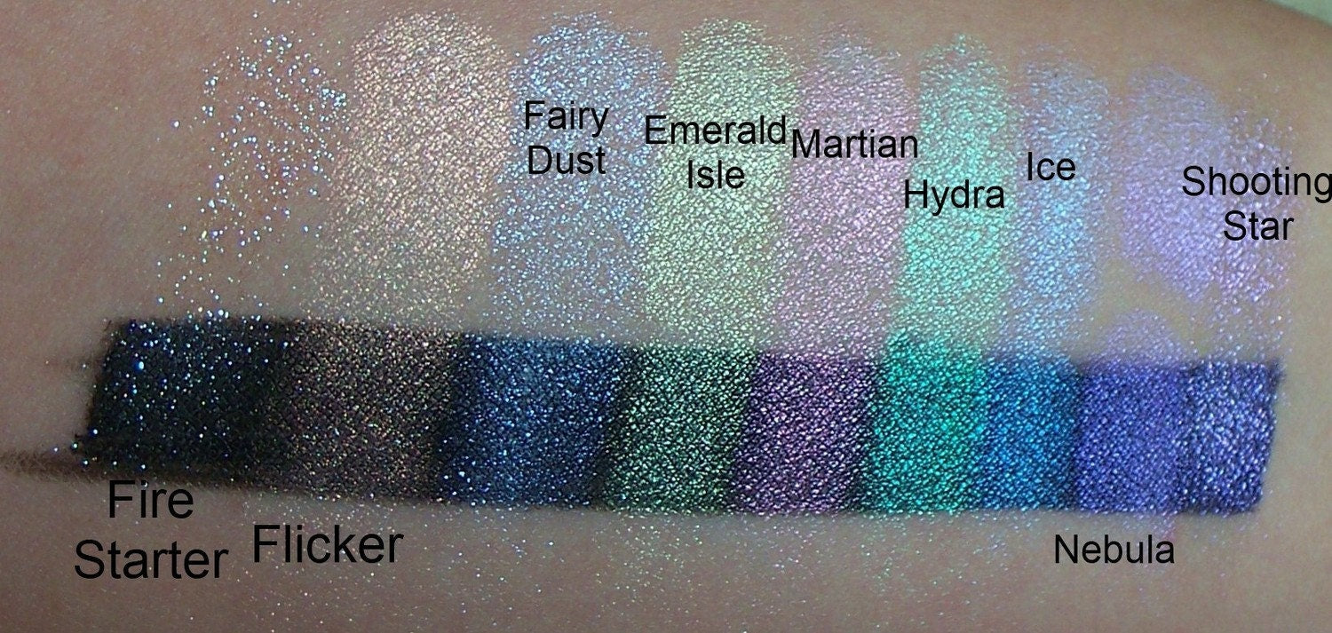 Flicker Eyeshadow – Iridescent with Orange Shimmer