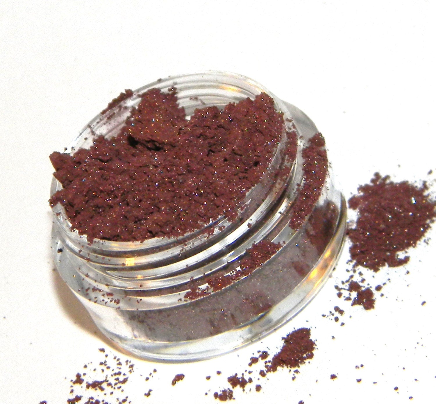 INDIAN SUMMER  Maroon Eyeshadow with Gold Sparkle