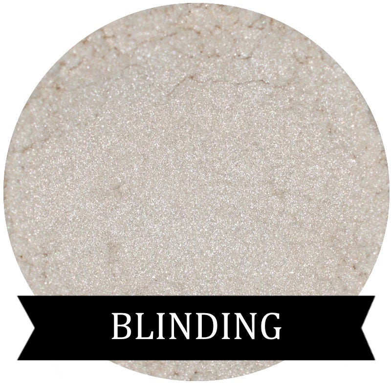 Shimmery White Eyeshadow  BLINDING