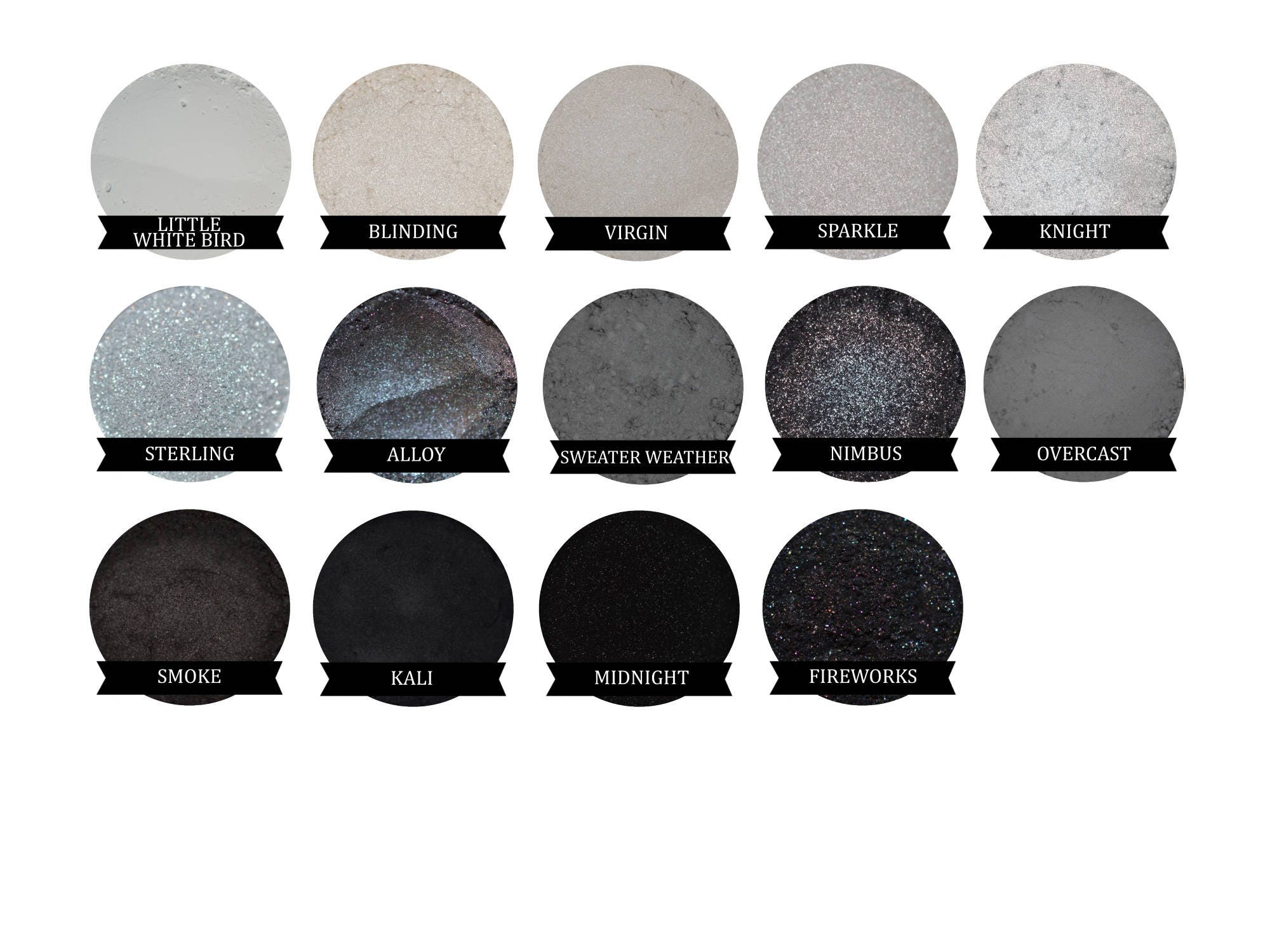 KNIGHT Metallic Silver Eyeshadow