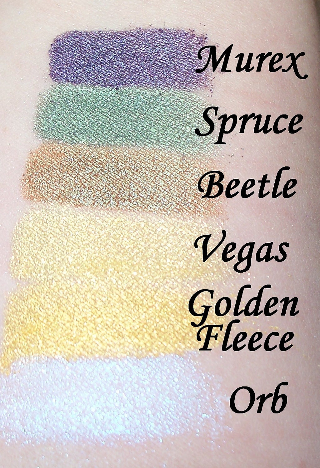 VEGAS Sparkly Gold Eyeshadow