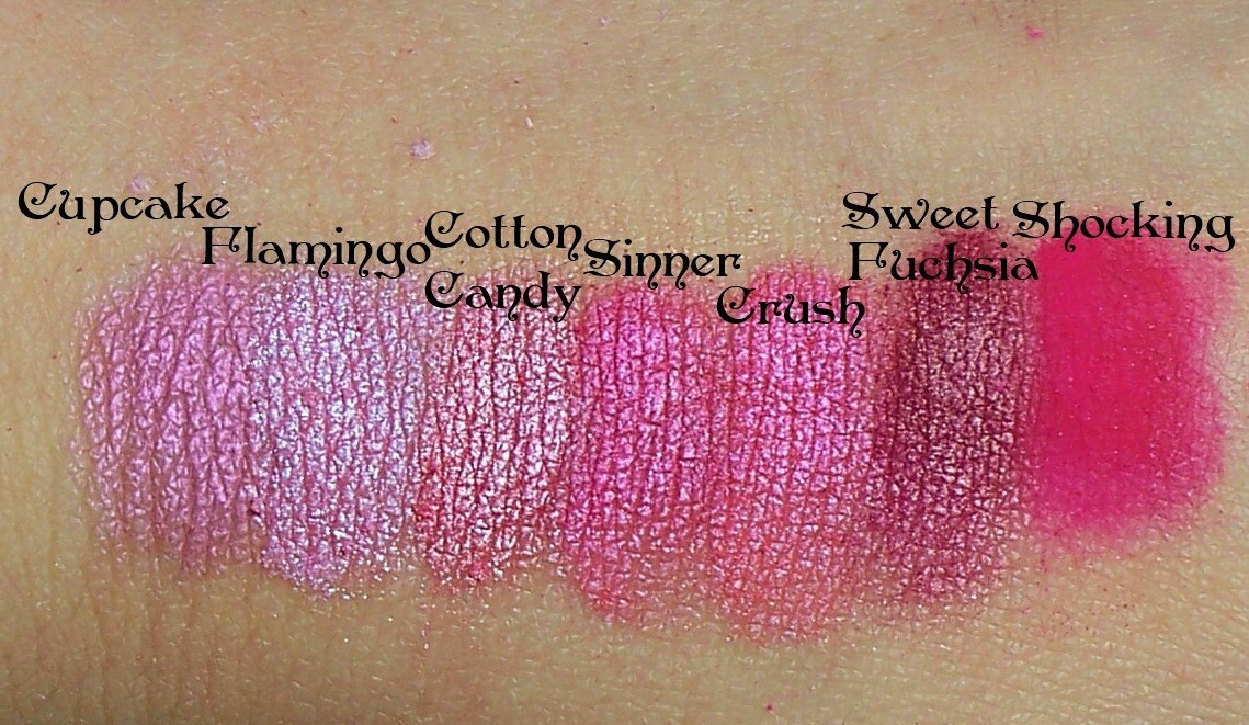 SINNER Pink Shimmer Eyeshadow
