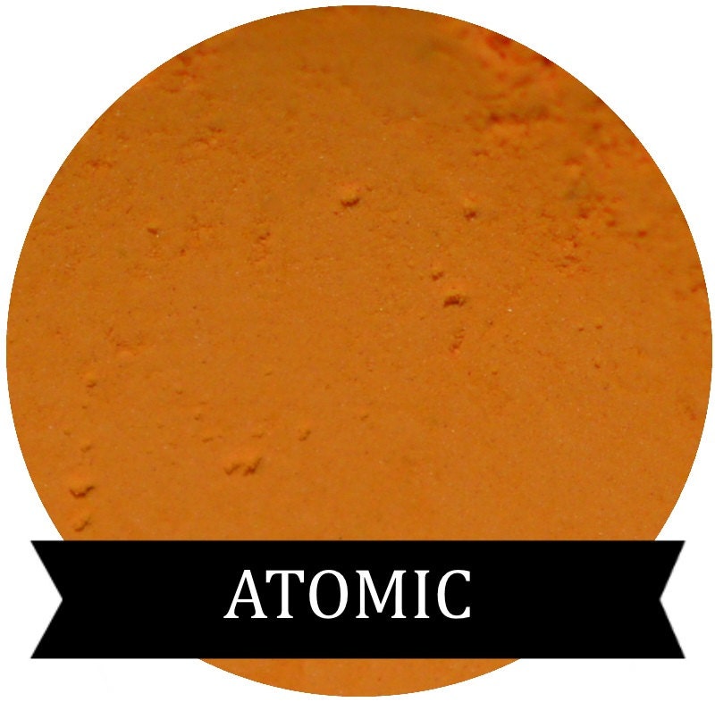ATOMIC Vivid Yellow Orange Matte Eyeshadow