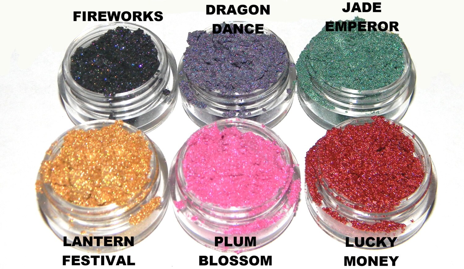 DRAGON DANCE Purple eyeshadow with Green Iridescent Shimmer