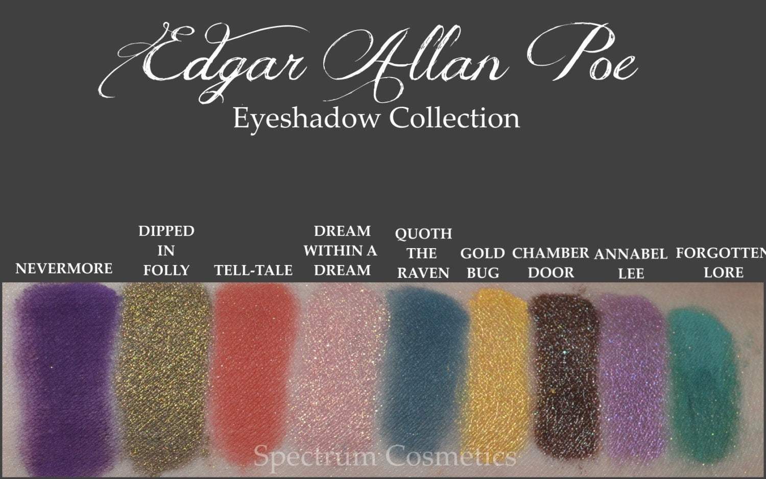 CHAMBER DOOR Dark Brown Eyeshadow Edgar Allan Poe Collection