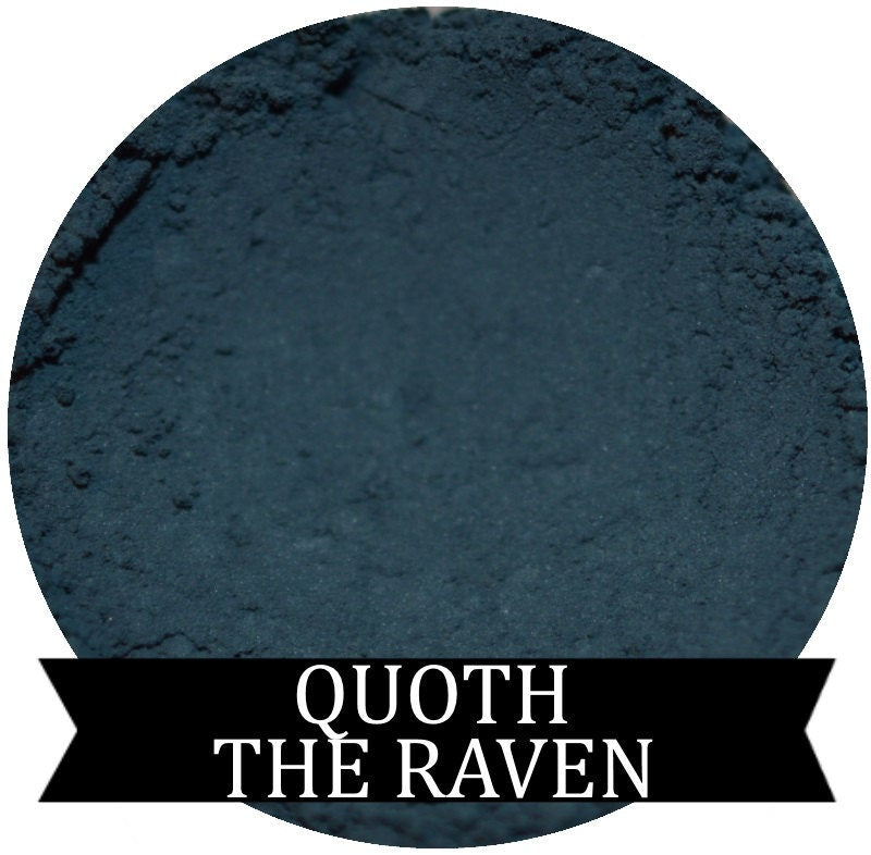 Quoth the Raven Matte Dusky Blue Eyeshadow
