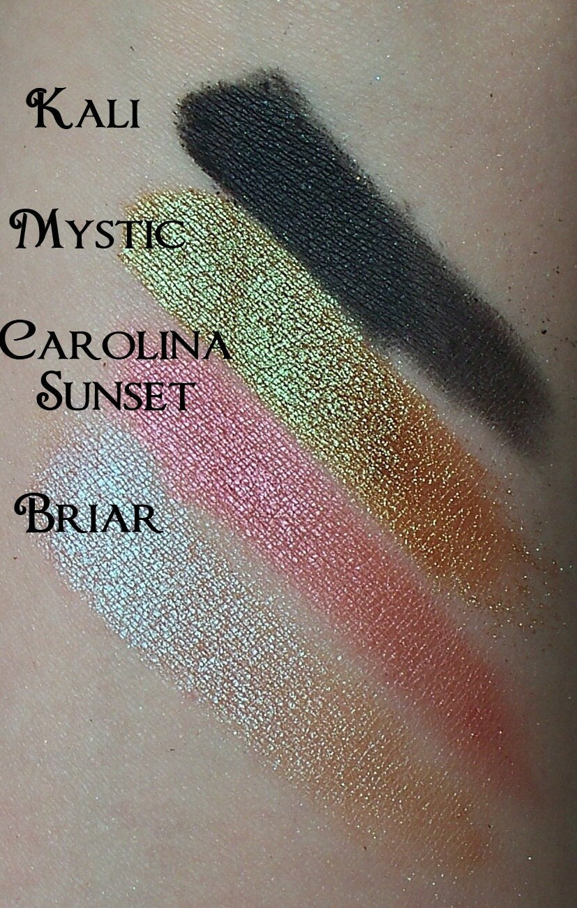 Nude Salmon Eyeshadow with Blue Shift BRIAR